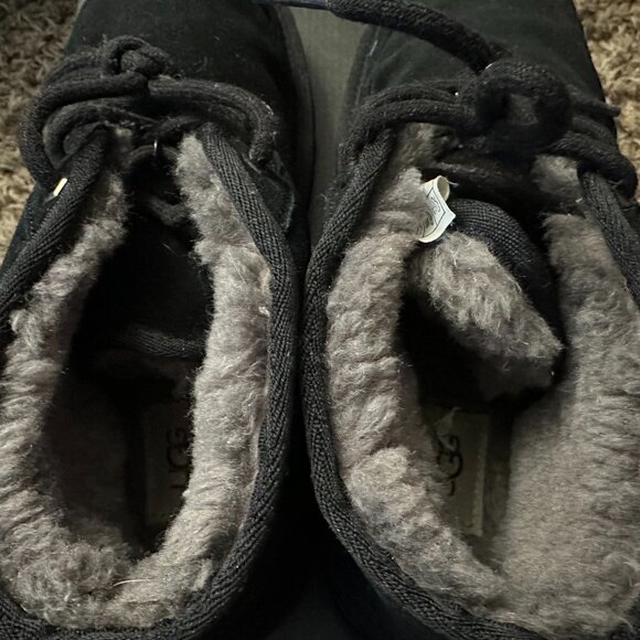USED UGG Men\'s Neumel Suede Casual Black Boots main image 11